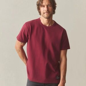 NEW American Giant Men's Everest Tee T-shirt Red Heavyweight Size XL NWOT